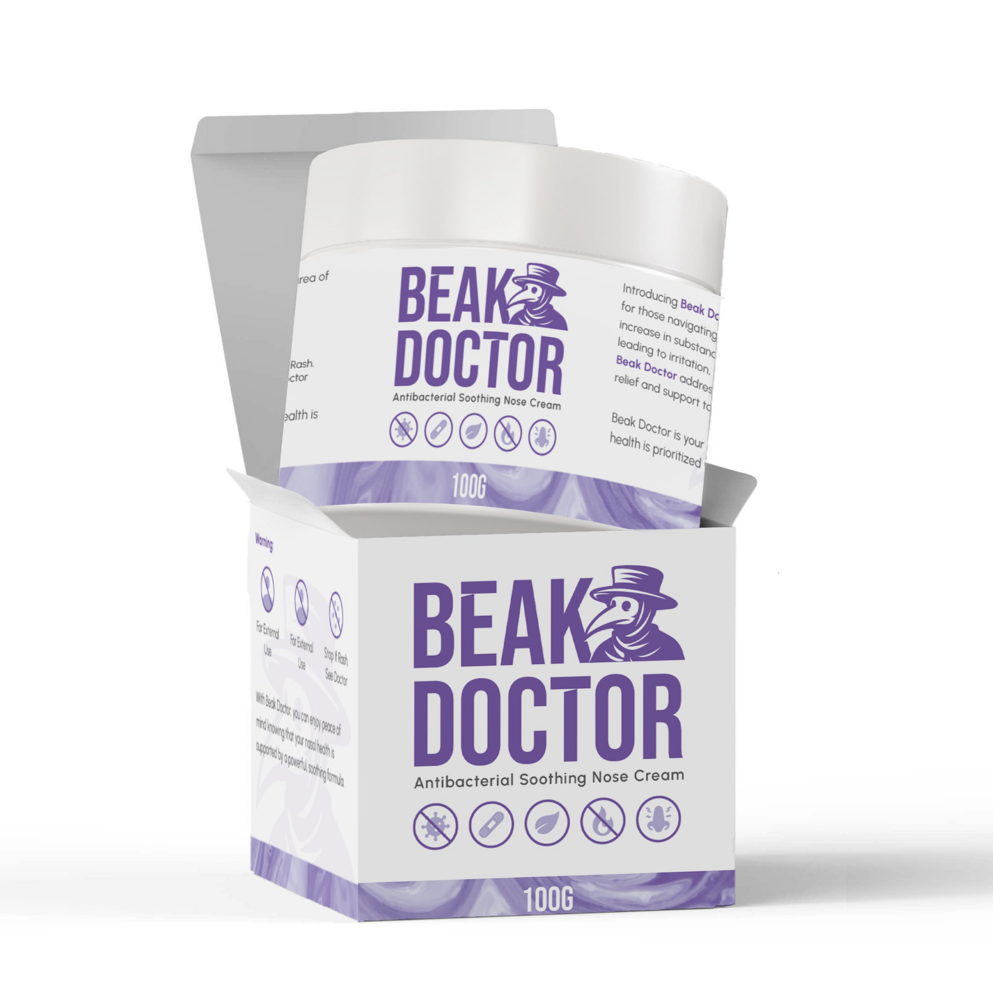 Beak Doctor Antibacterial Soothing Nose Cream And Spray Bundle