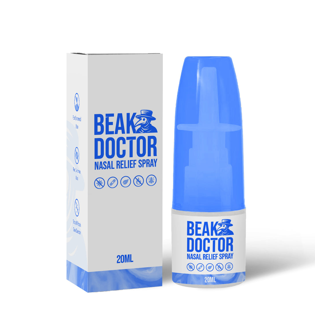 Beak Doctor Antibacterial Soothing Nose Cream And Spray Bundle