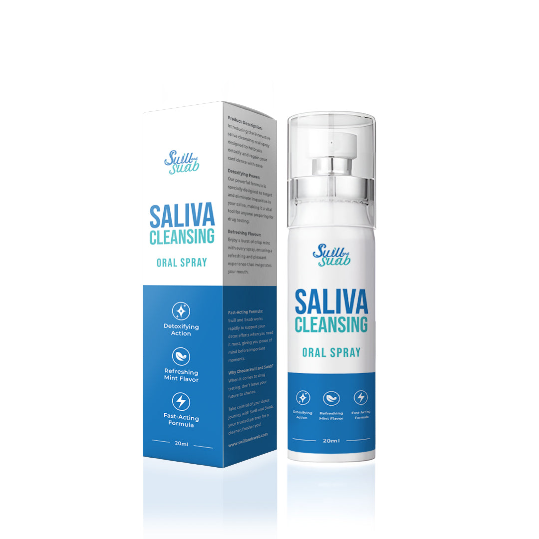 Saliva cleansing oral spray